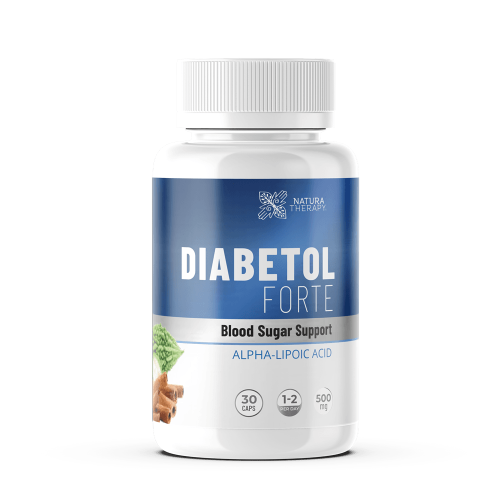 Diabetol Forte (30cps) - билкови капсули за диабет – диабет | NaturaTherapy – натурални добавки от България