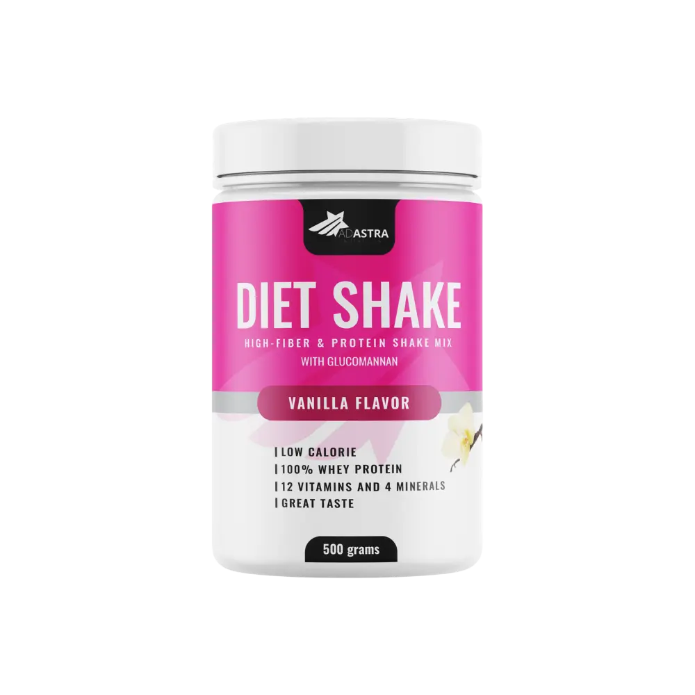 Diet Shake с вкус на ванилия,заместител на хранене за регулиране на теглото – регулиране | NaturaTherapy – натурални добавки от България